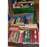 FOUR BOXES OF 20TH CENTURY BOOKS, to include fiction and non-fiction, authors include Louisa May