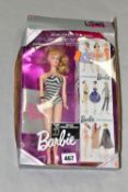 A BOXED MATTEL 35TH ANNIVERSARY BARBIE DOLL, No.11590, replica 1959 doll, box and Anniversary