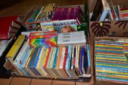 BOOKS & MAGAZINES, five boxes containing approximately 210-220 miscellaneous book titles in hardback