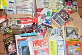 FOOTBALL PROGRAMMES, a large quantity of approximately 380 Football Programmes from the 1960's -