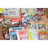 FOOTBALL PROGRAMMES, a large quantity of approximately 380 Football Programmes from the 1960's -