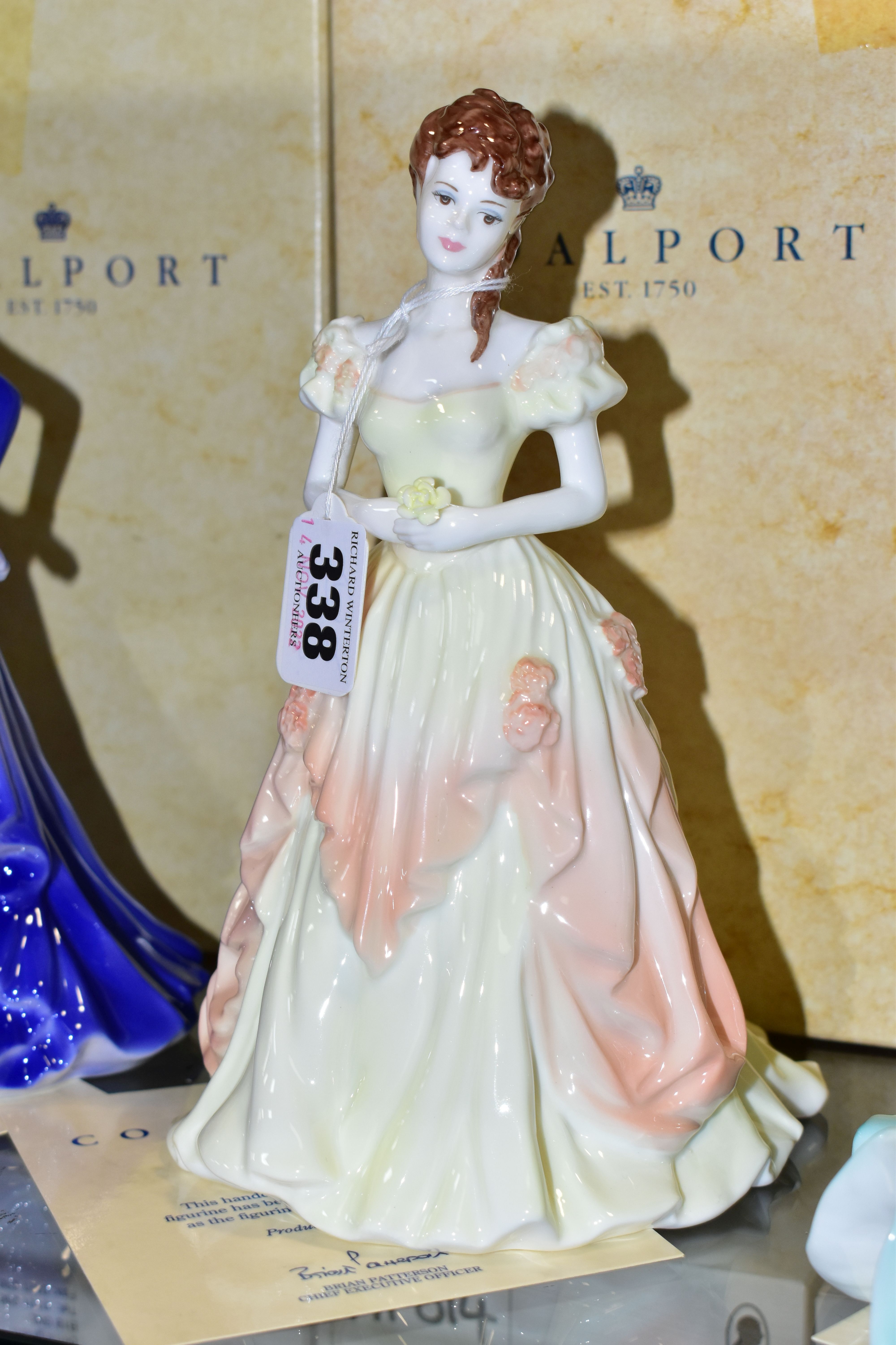 FIVE BOXED COALPORT LADIES OF FASHION FIGURINES, comprising Anne 1997 Lady of Fashion with - Image 3 of 7