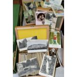 POSTCARDS, three boxes containing approximately 1150-1200, early 20th century, Continental and