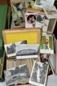 POSTCARDS, three boxes containing approximately 1150-1200, early 20th century, Continental and