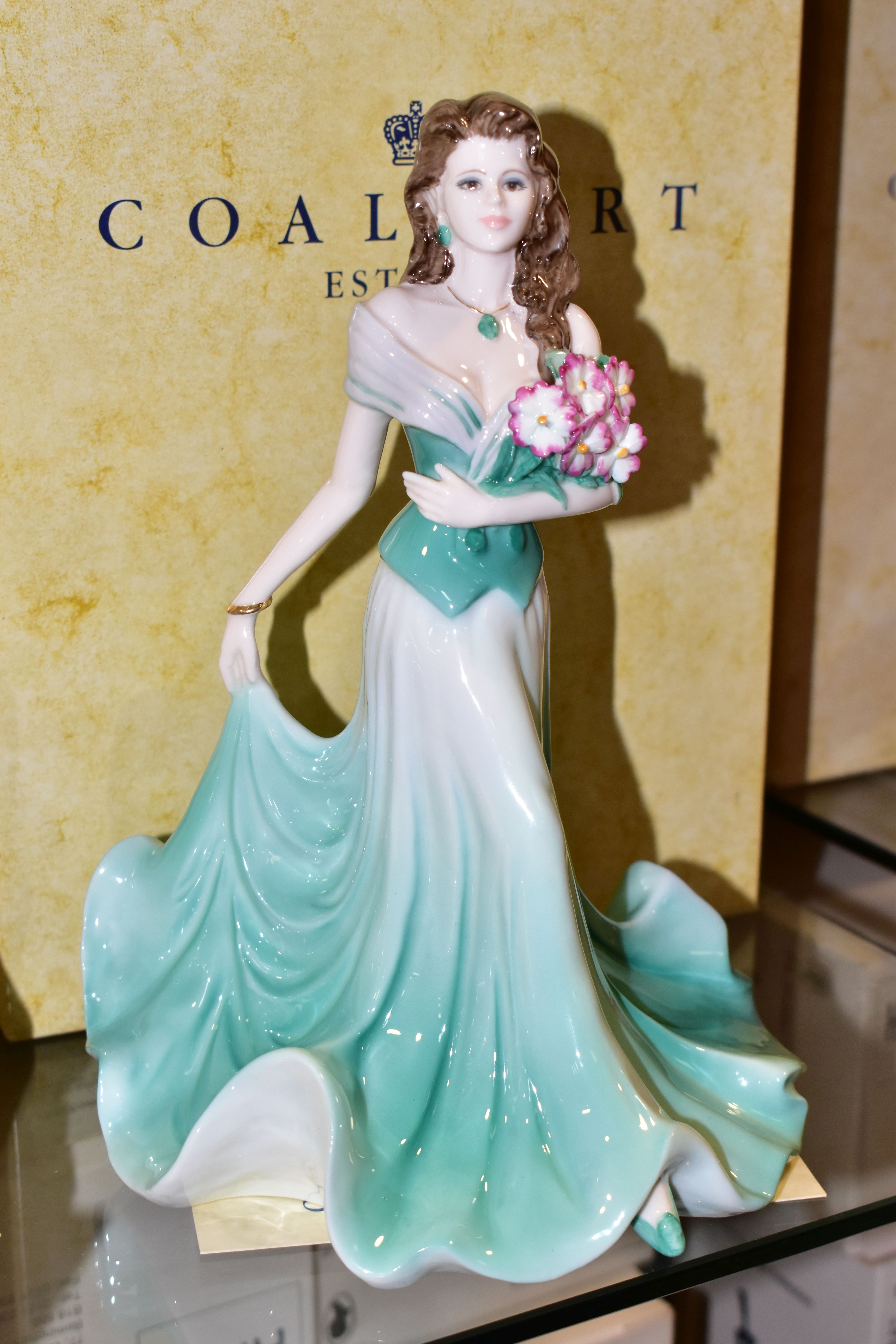 FIVE BOXED COALPORT LADIES OF FASHION FIGURINES, comprising Anne 1997 Lady of Fashion with - Image 2 of 7