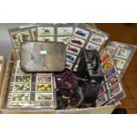 SUNDRIES, one box containing a collection of Cigarette Cards to include complete, incomplete sets