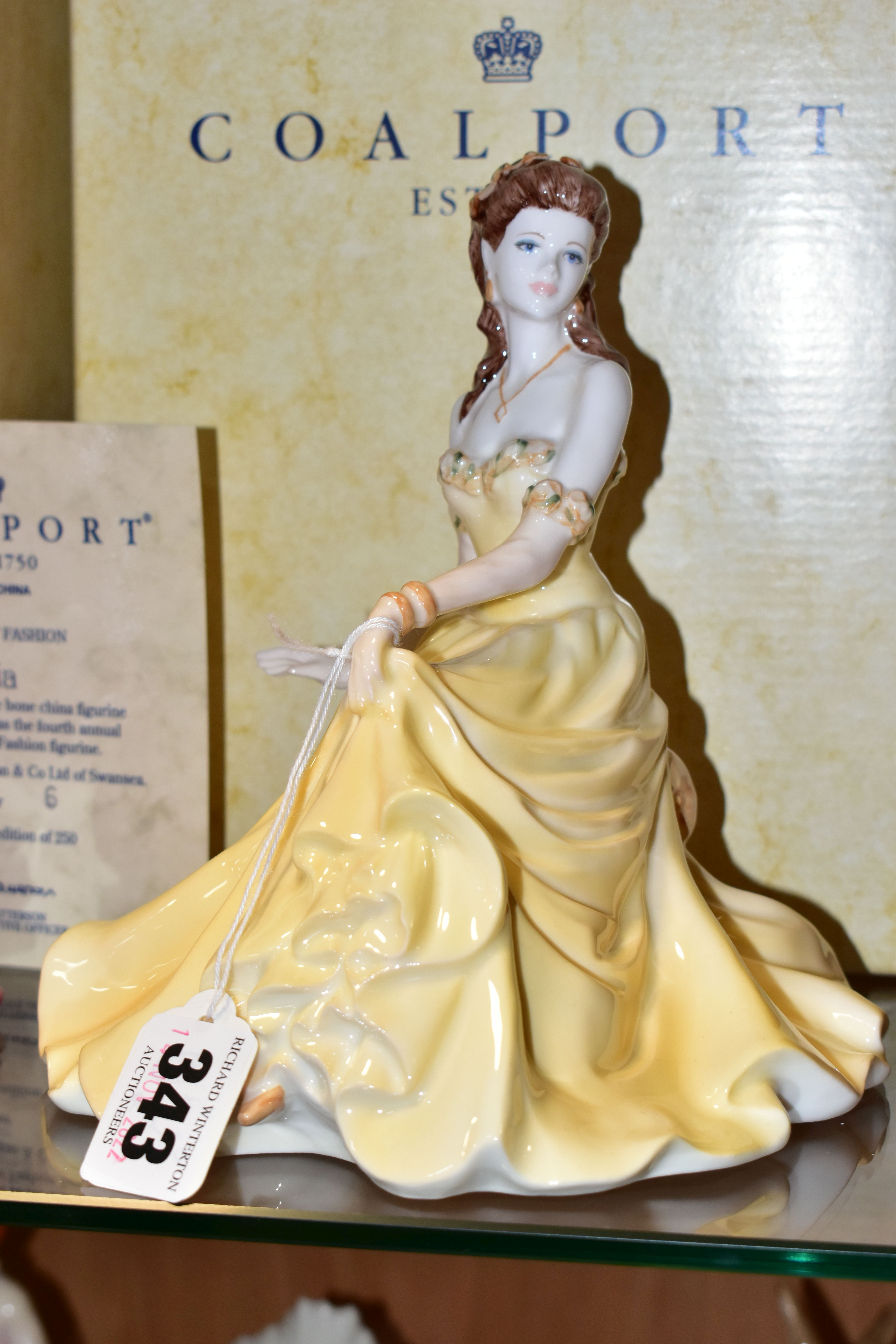 FOUR BOXED COALPORT LADIES OF FASHION FIGURINES, comprising Welsh Ladies of Fashion Nia, a limited - Image 2 of 6