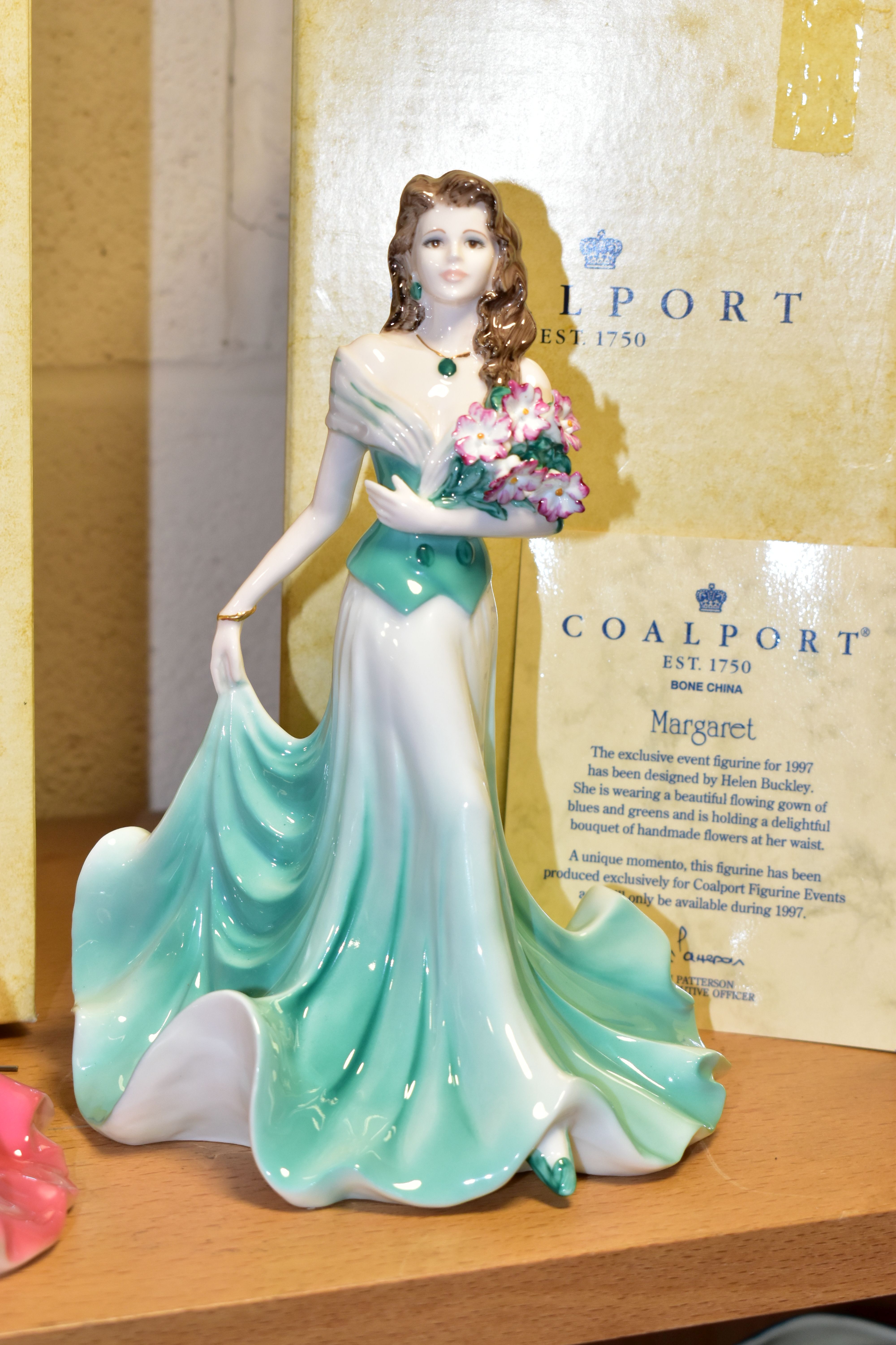 FOUR BOXED COALPORT FIGURINES, comprising 'Sunday in the Park', part of The Connaught Collection - Image 2 of 6