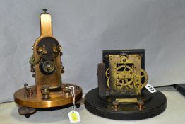 TWO CAMBRIDGE SCIENTIFIC INSTRUMENTS, comprising a thermal galvanometer with gilt finish, and an