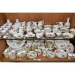 A QUANTITY OF ROYAL CROWN DERBY 'DERBY POSIES' PATTERN GIFT WARE, comprising jugs, preserve pots,