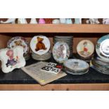 A GROUP OF CERAMICS, COLLECTORS PLATES AND SUNDRY ITEMS, to include a Shelley Mabel Lucie Attwell