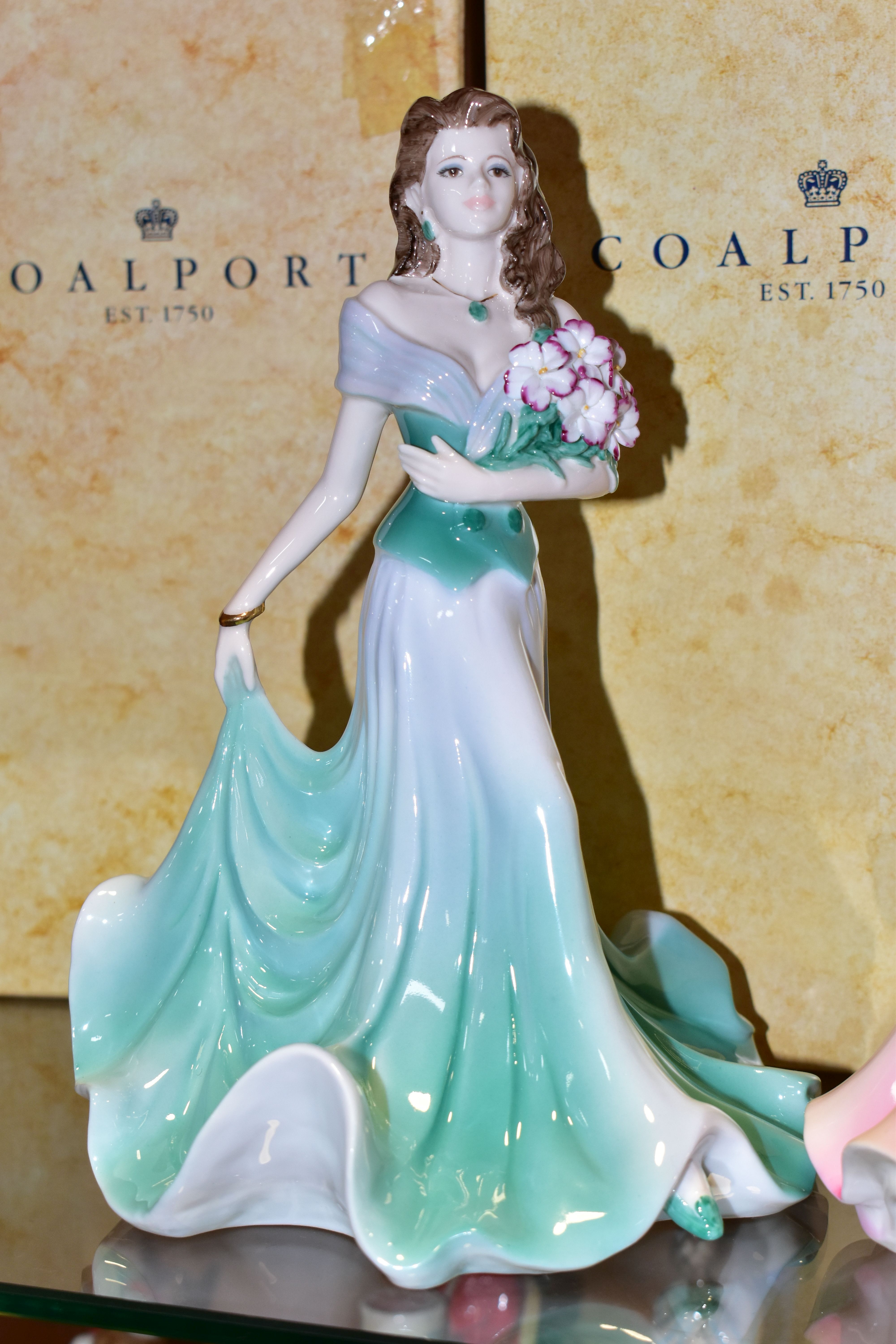 FOUR BOXED COALPORT LADIES OF FASHION FIGURINES, comprising Welsh Ladies of Fashion Nia, a limited - Image 6 of 6