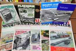 RAILWAY EPHEMERA, one box comprising fifteen books on Model Railways, Modelling Magazines and