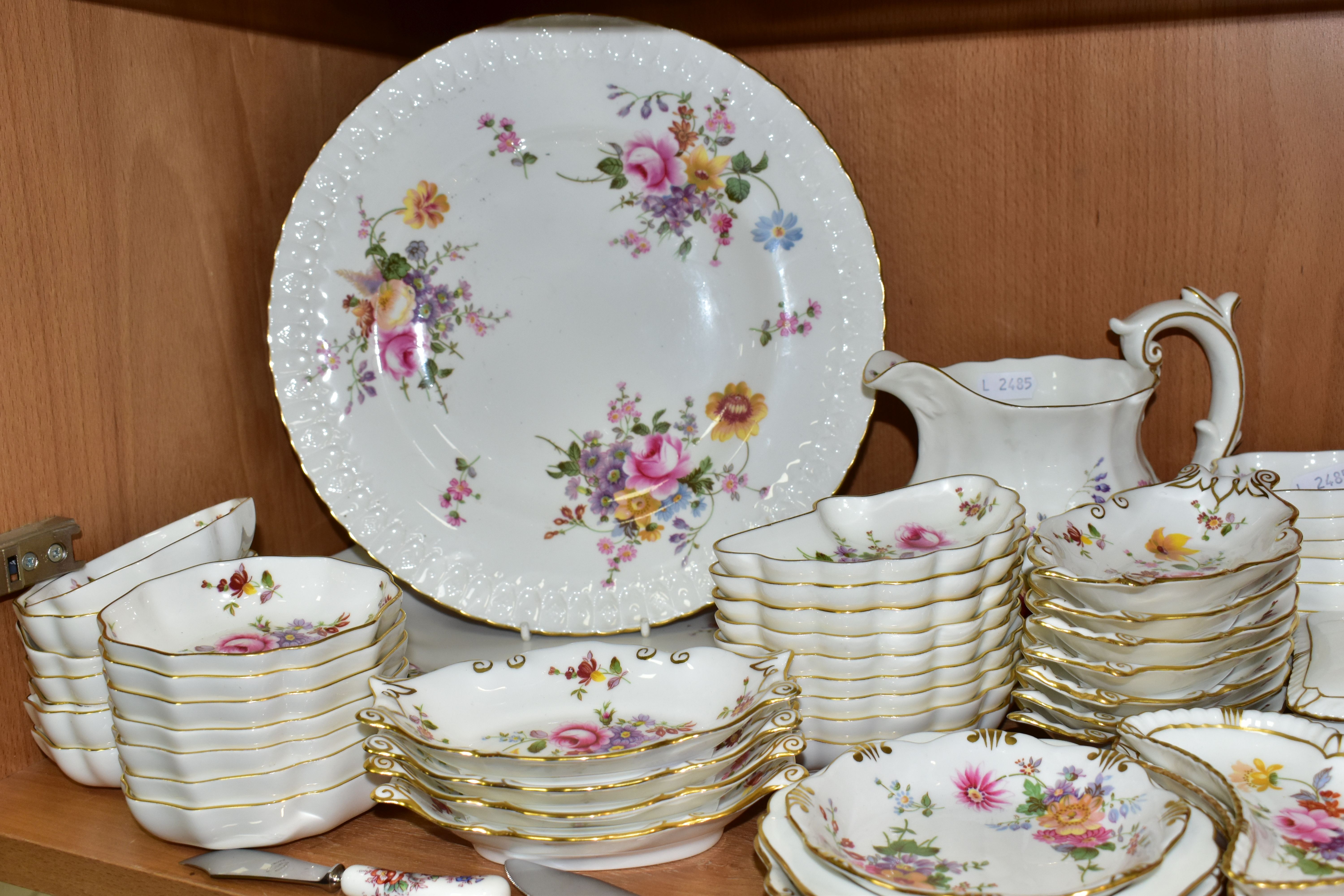 A QUANTITY OF ROYAL CROWN DERBY 'DERBY POSIES' PATTERN GIFT WARE, comprising jugs, preserve pots, - Image 12 of 18