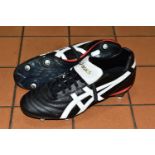 A PAIR OF ASICS LETHAL TESTIMONIAL FOOTBALL BOOTS, size 13.5, still with tags, very little if any