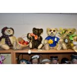 FOUR STEIFF DANBURY MINT 'FOUR SEASONS' COLLECTION TEDDY BEARS, comprising Dylan the spring bear