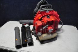 A EMAK SA2062 PETROL BACKPACK BLOWER (UNTESTED but engine pulling freely)
