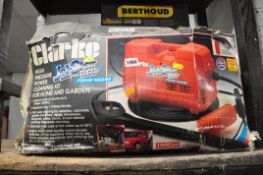 A CLARKE JET STAR 1600 POWER WASHER with hose and lance in original box (PAT pass and working),