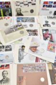 A QUANTITY OF ROYAL MAIL/ROYAL MINT PHILATELIC NUMISMATIC COVERS, to include 17 X CARDED ENVELOPES