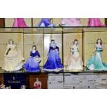 FIVE BOXED COALPORT LADIES OF FASHION FIGURINES, comprising Anne 1997 Lady of Fashion with