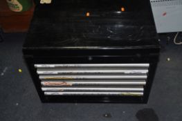 A HALFORDS ENGINEERS TOOLBOX (appears to match previous lot) constructed from pressed steel with six