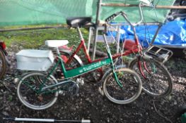 TWO VINTAGE BICYCLES comprising of a Puch with 3 speed Sturmey Archer gears, dynamo rear light,