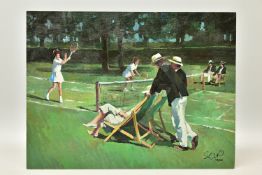 SHERREE VALENTINE DAINES (BRITISH 1959) 'PERFECT MATCH, a signed limited edition print depicting a