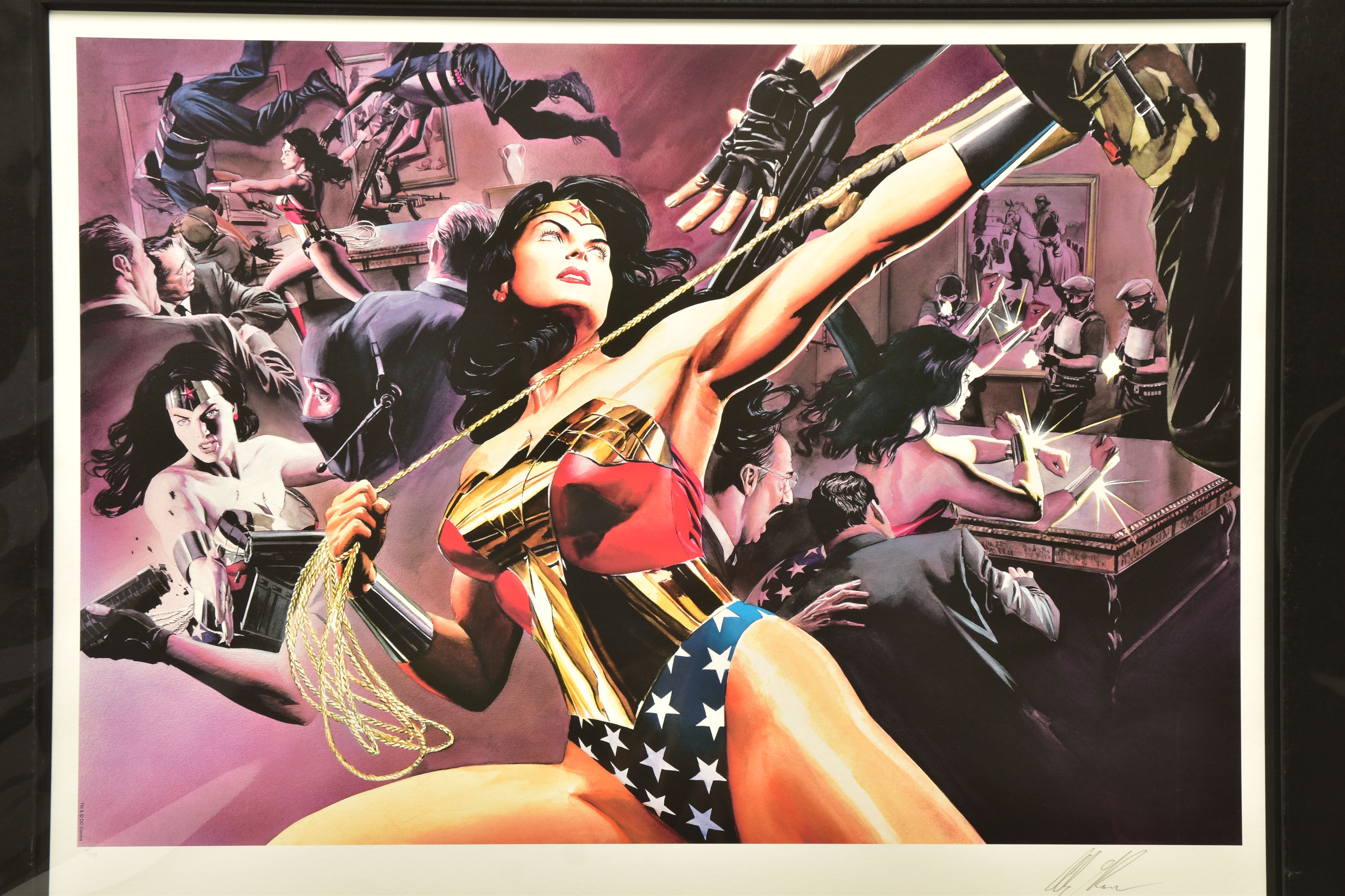 ALEX ROSS FOR DC COMICS (AMERICAN CONTEMPORARY) 'WONDER WOMAN: DEFENDER OF TRUTH', a signed - Image 2 of 5