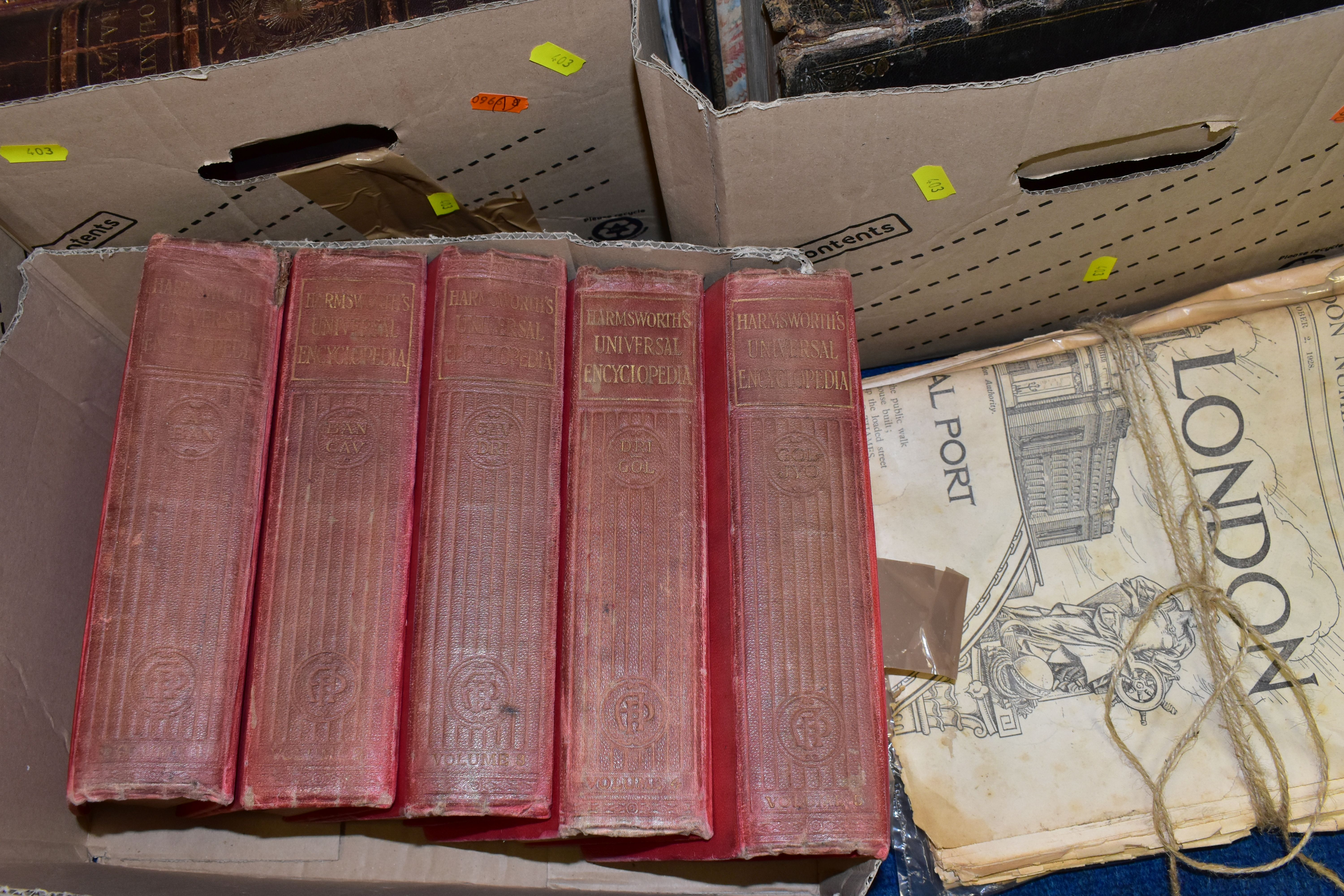 BOOKS, six boxes containing approximately thirty-two Encyclopaedic titles including twenty-three - Image 2 of 7