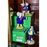 THREE BESWICK RUPERT BEAR LIMITED EDITION FIGURES, comprising a boxed Rupert Bear and Algy Pug Go-