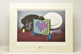 DOUG HYDE (BRITISH 1972) 'CONNECT FOR LOVE', a signed limited edition print depicting a figure and