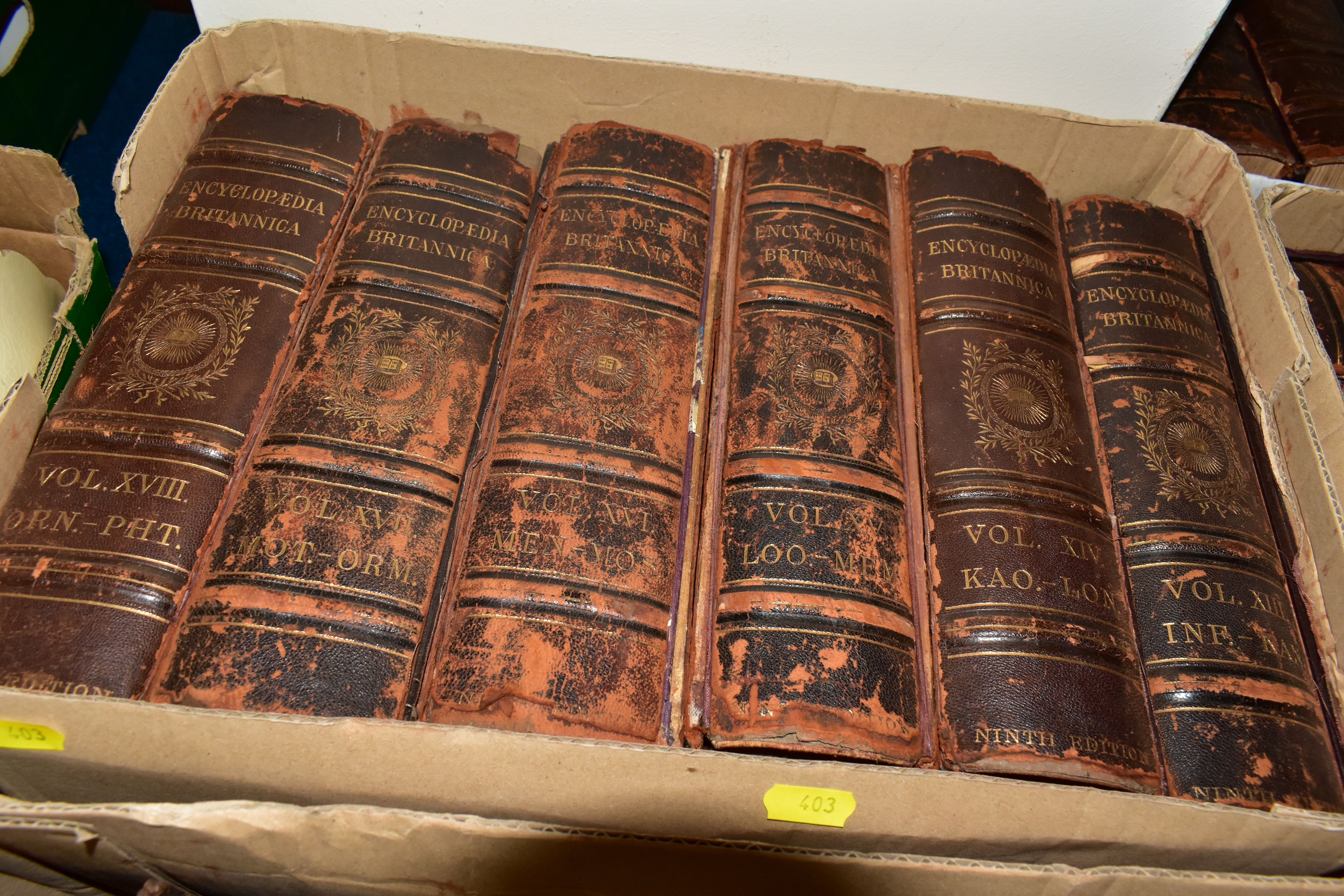 BOOKS, six boxes containing approximately thirty-two Encyclopaedic titles including twenty-three - Image 4 of 7