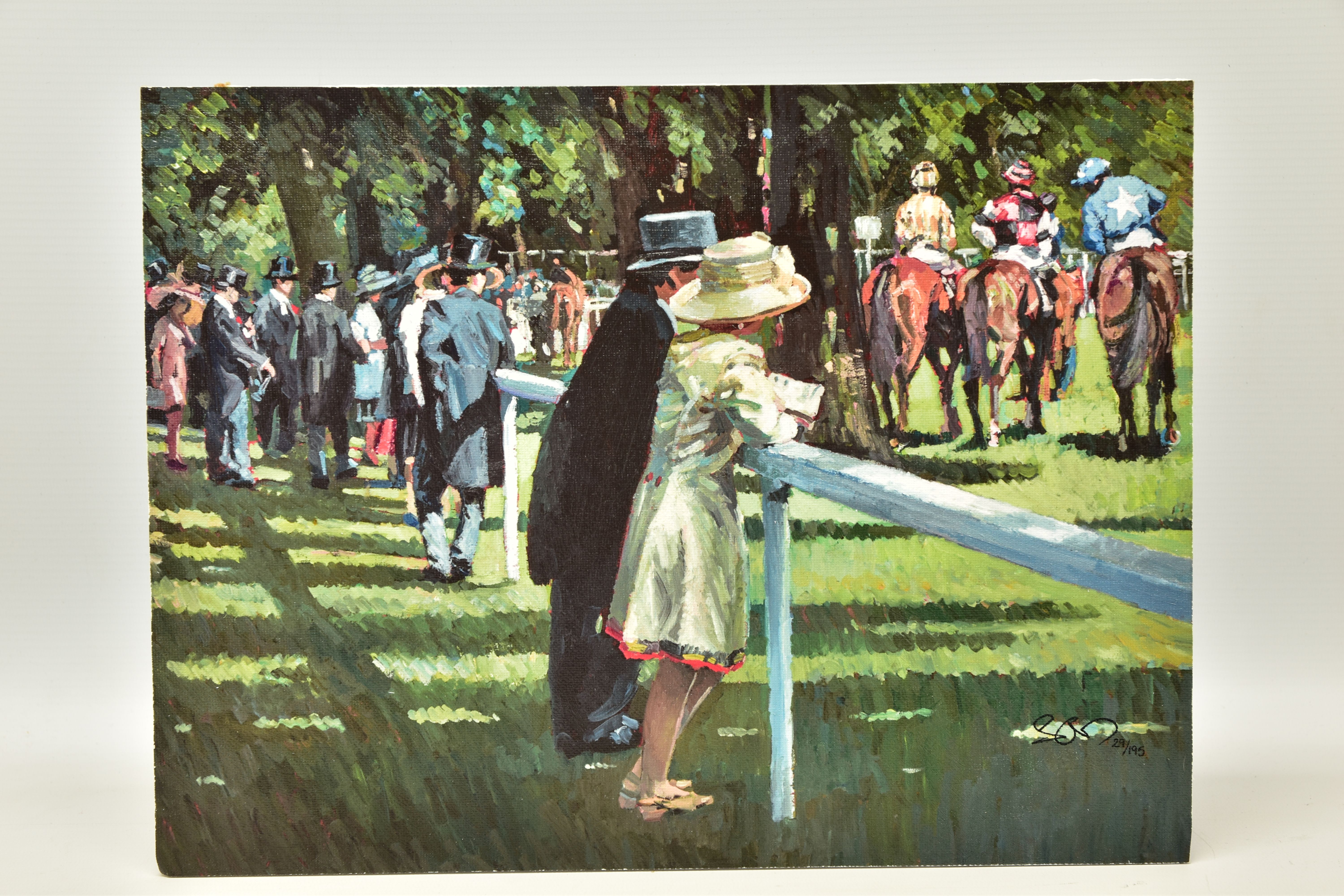 SHERREE VALENTINE DAINES (BRITISH 1959) 'ON PARADE', a signed limited edition print depicting