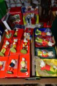 A BOX OF RUPERT BEAR COLLECTABLES, to include a Wade Camtrak's Childhood Favourites 'Rupert and