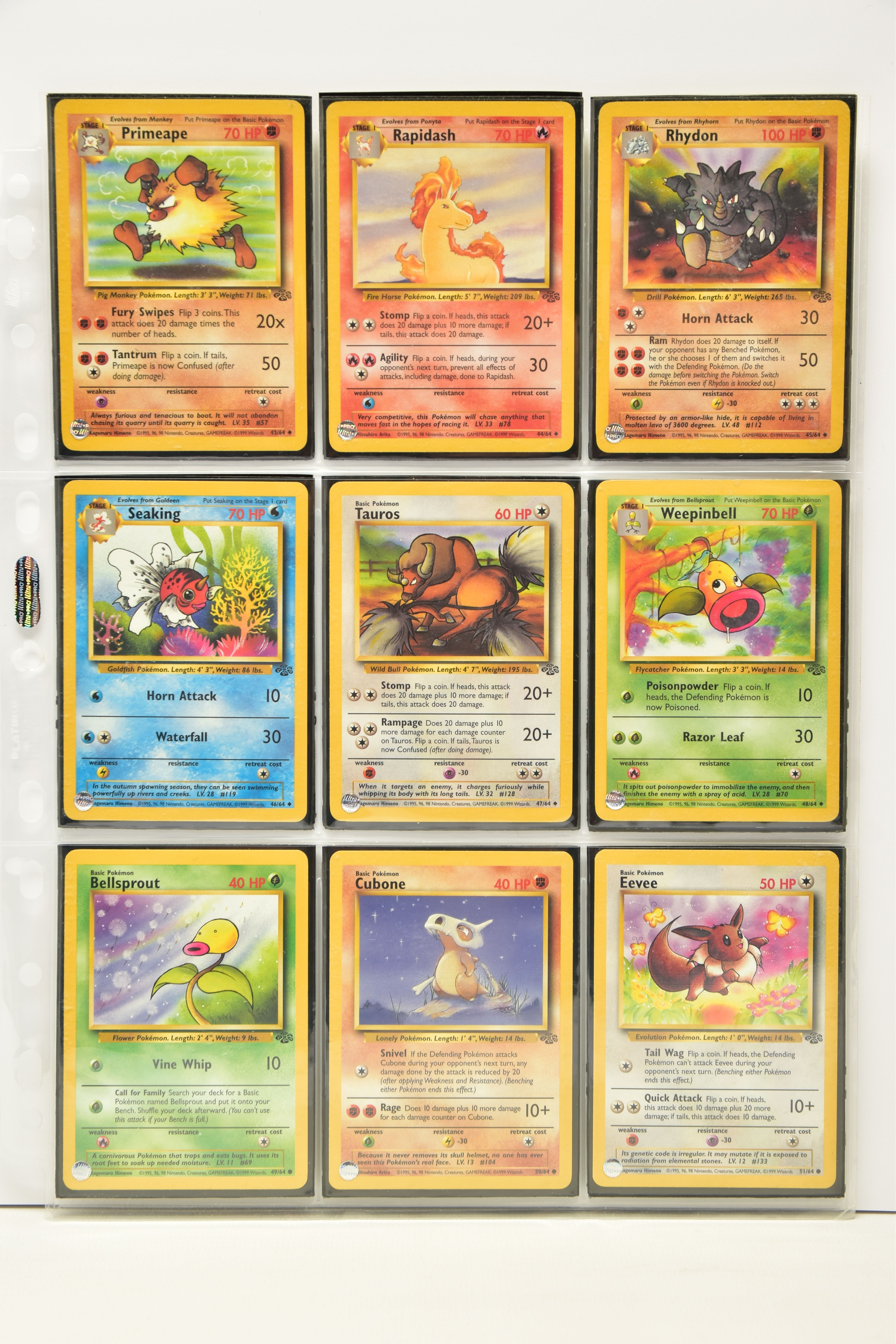 COMPLETE POKEMON JUNGLE SET, all cards are present, genuine and are all in near mint to mint - Image 6 of 8