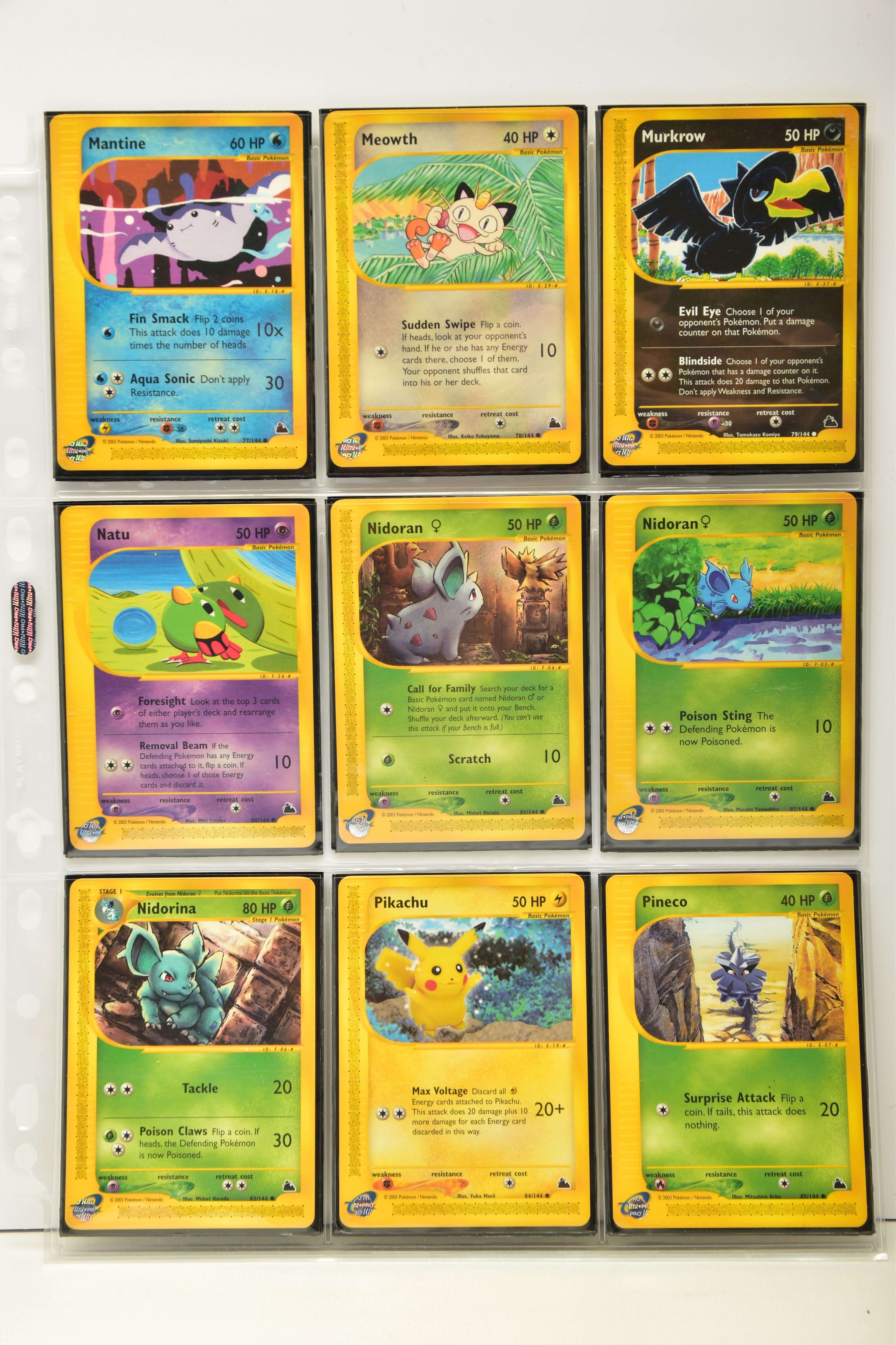 COMPLETE POKEMON SKYRIDGE SET, all cards are present (including all holo cards, Celebi 145/144, - Image 13 of 21