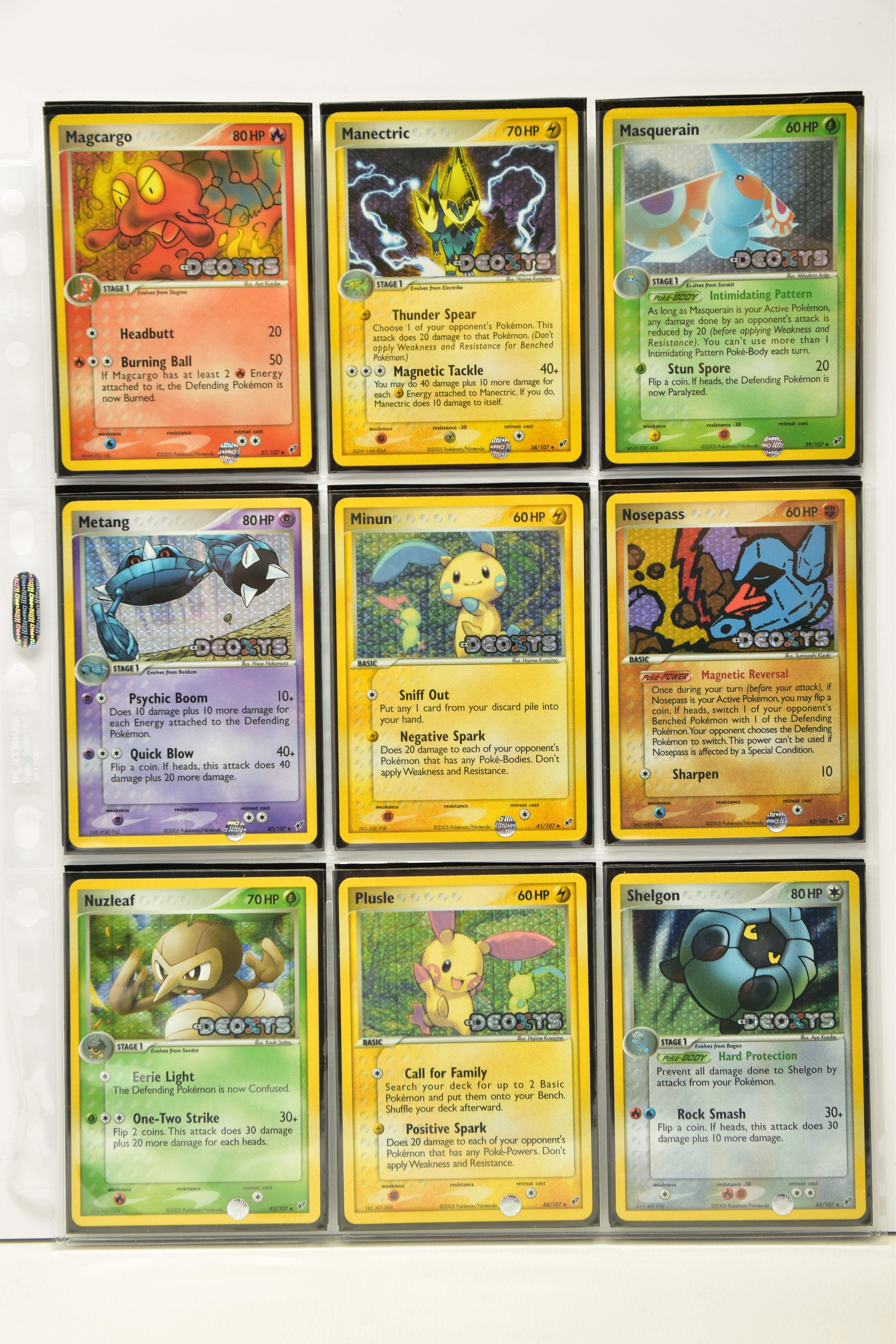 COMPLETE POKEMON EX DEOXYS REVERSE HOLO SET, all cards present (cards 96-108 don't have reverse holo - Image 5 of 11