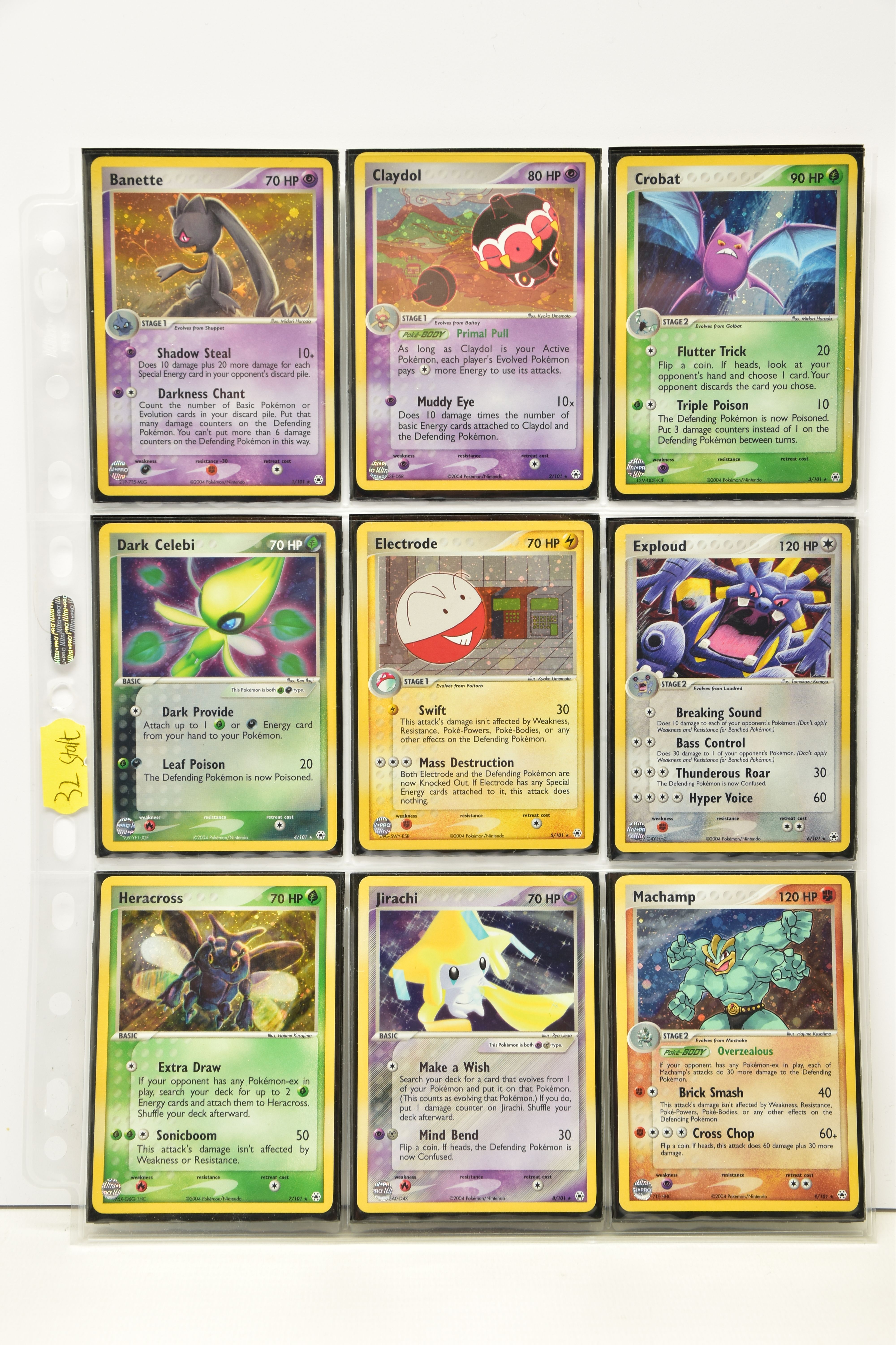 COMPLETE POKEMON EX HIDDEN LEGENDS SET, all cards are present (including Groudon 102/101),