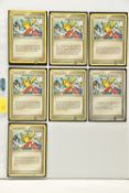 COLLECTION OF POKEMON TROPICAL TIDAL WAVE CARDS IN MULTIPLE LANGUAGES, Seven cards (all in different