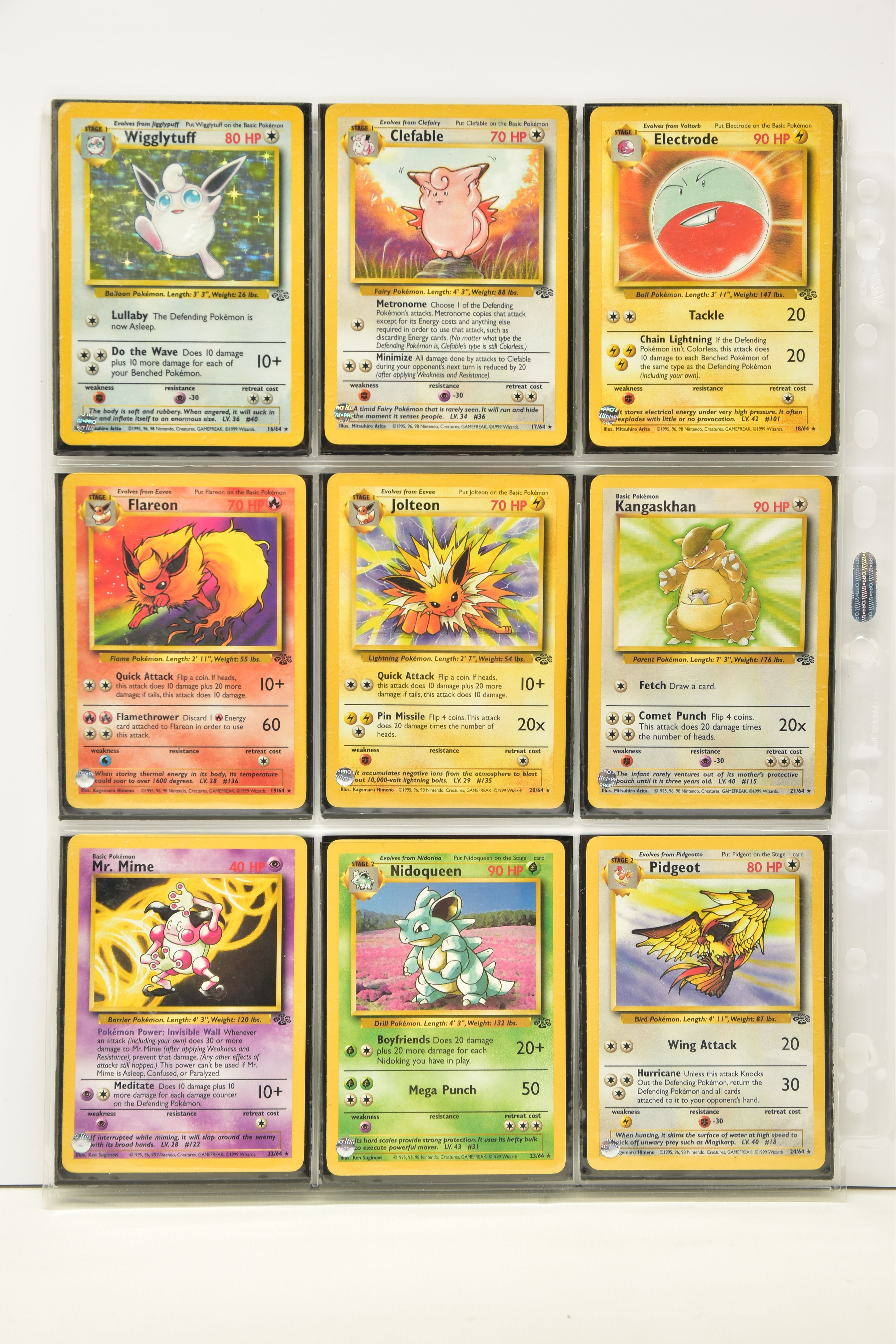 COMPLETE POKEMON JUNGLE SET, all cards are present, genuine and are all in near mint to mint - Image 3 of 8