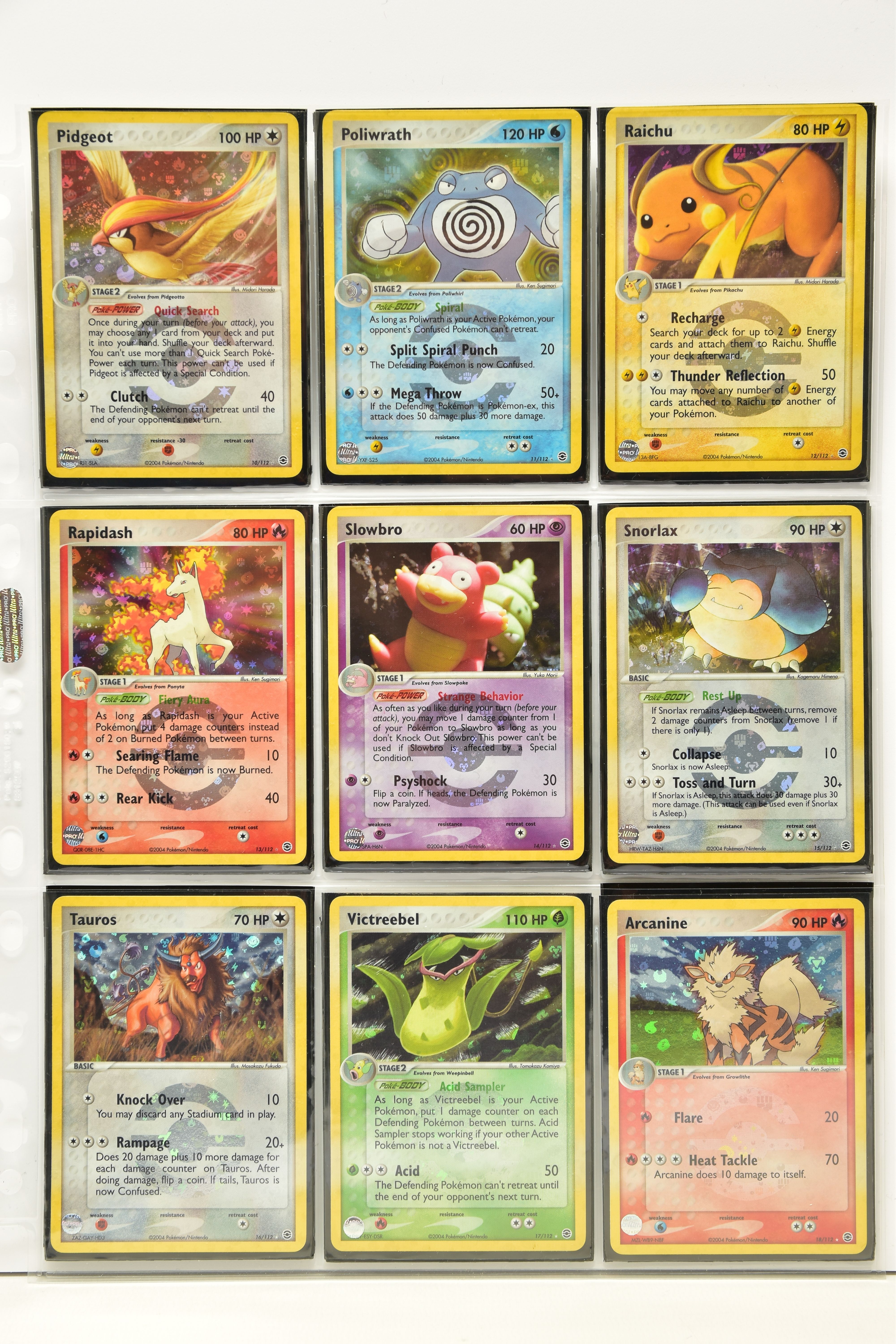 COMPLETE POKEMON EX FIRE RED & LEAF GREEN REVERSE HOLO SET, all cards are present (cards 104-116 - Image 2 of 12