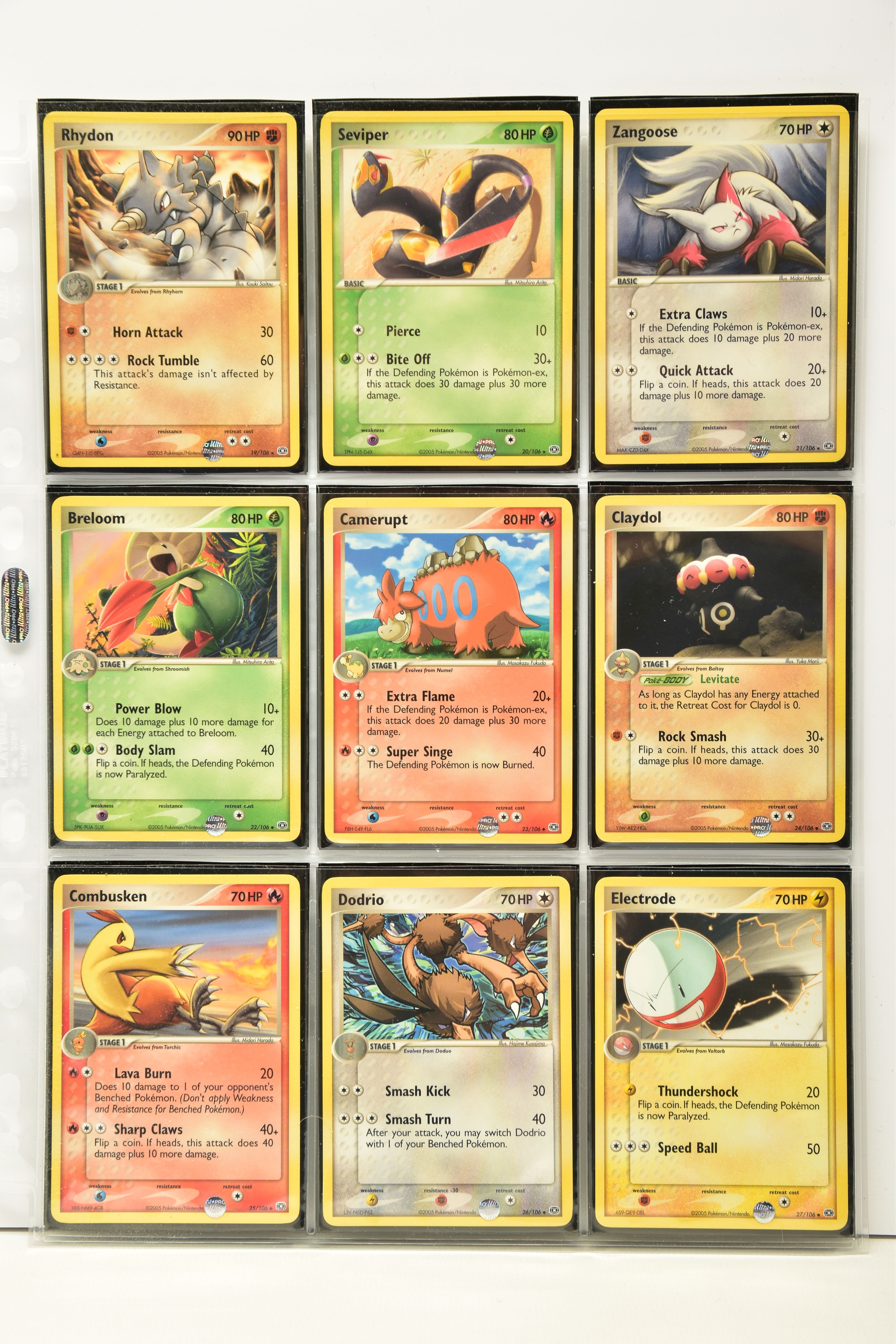 COMPLETE POKEMON EX EMERALD SET, all cards are present (including Farfetch’d 107/106), genuine, - Image 3 of 12