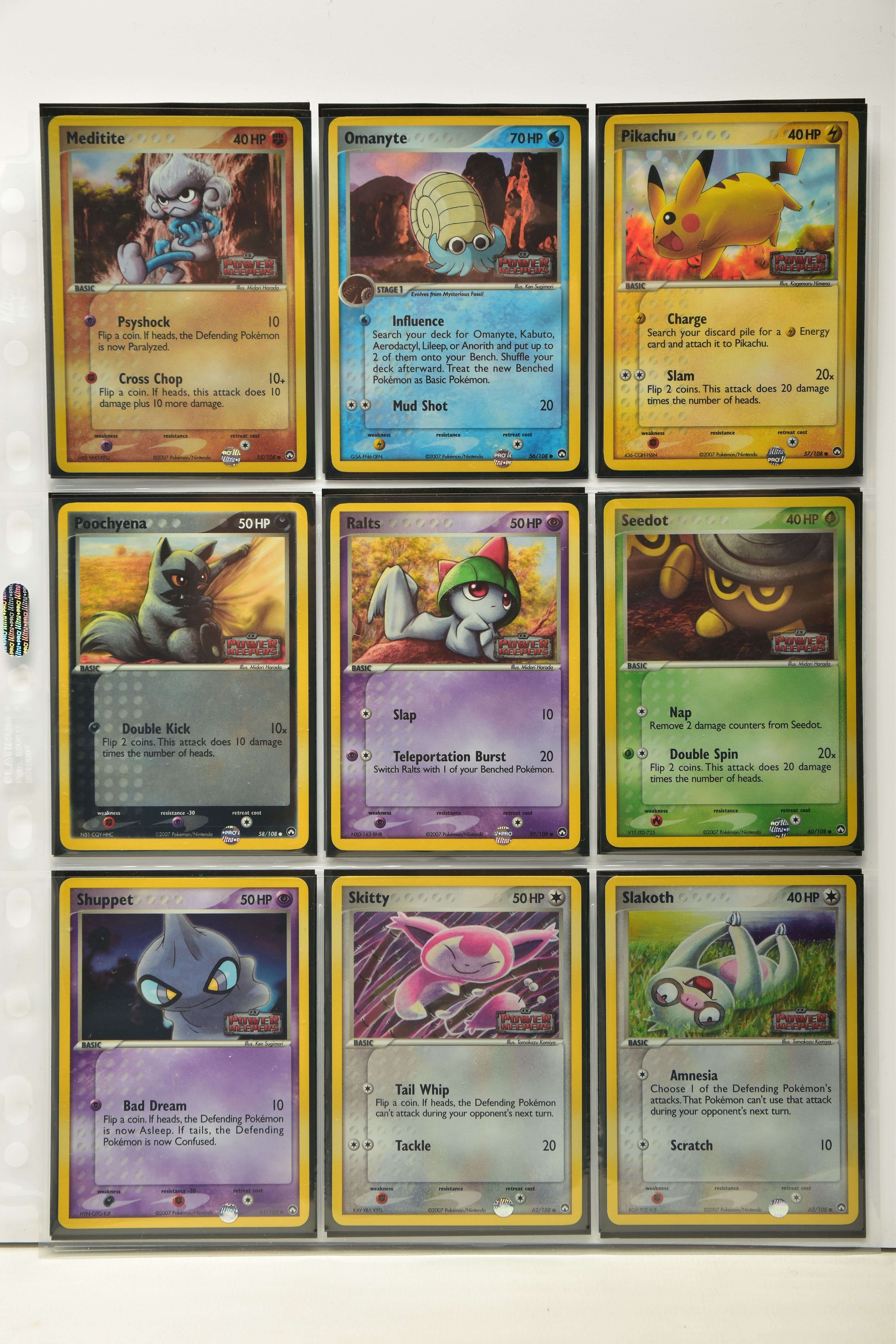 COMPLETE POKEMON EX POWER KEEPERS REVERSE HOLO SET, all cards are present (cards 92-102 don’t have - Image 7 of 11