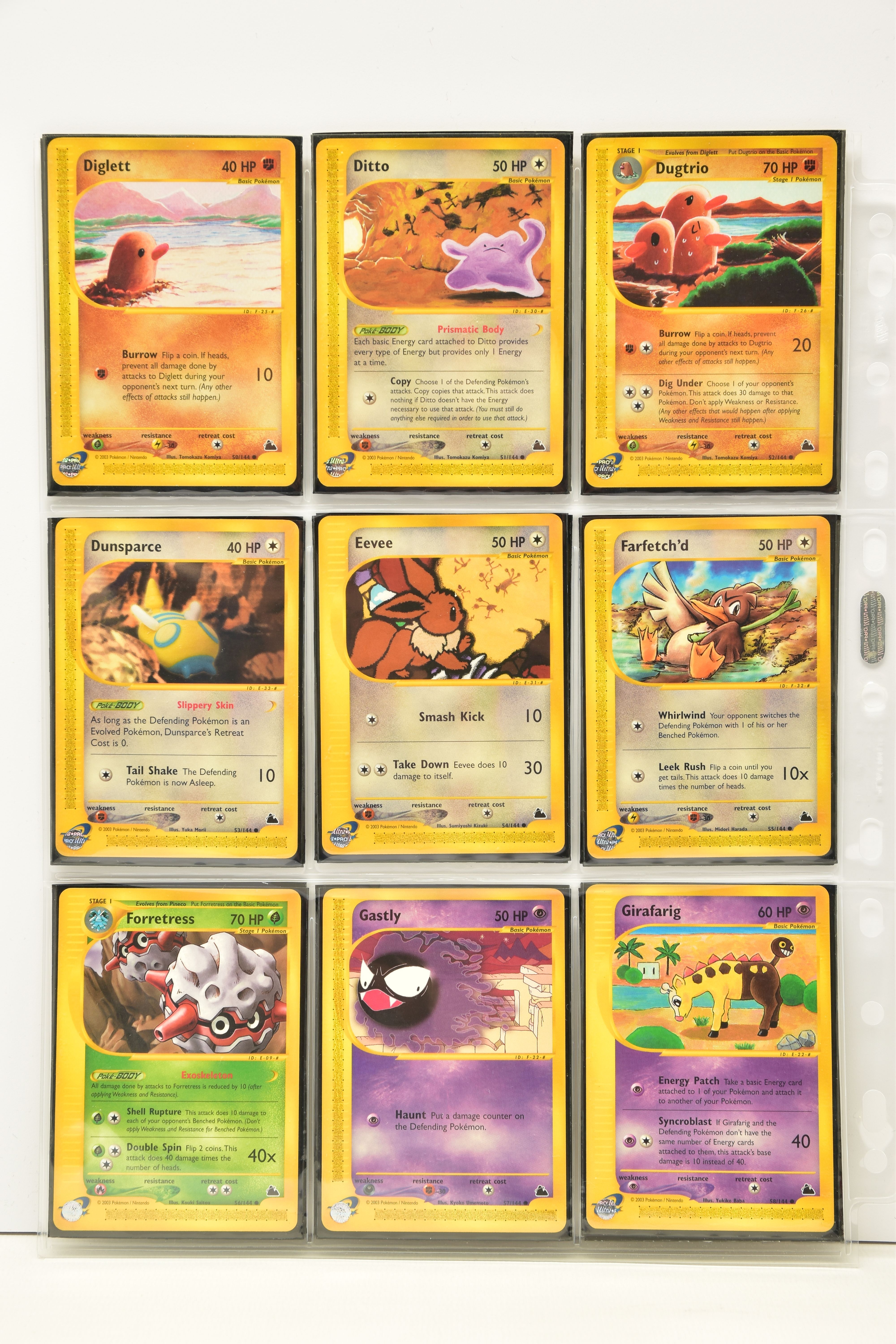 COMPLETE POKEMON SKYRIDGE SET, all cards are present (including all holo cards, Celebi 145/144, - Image 10 of 21