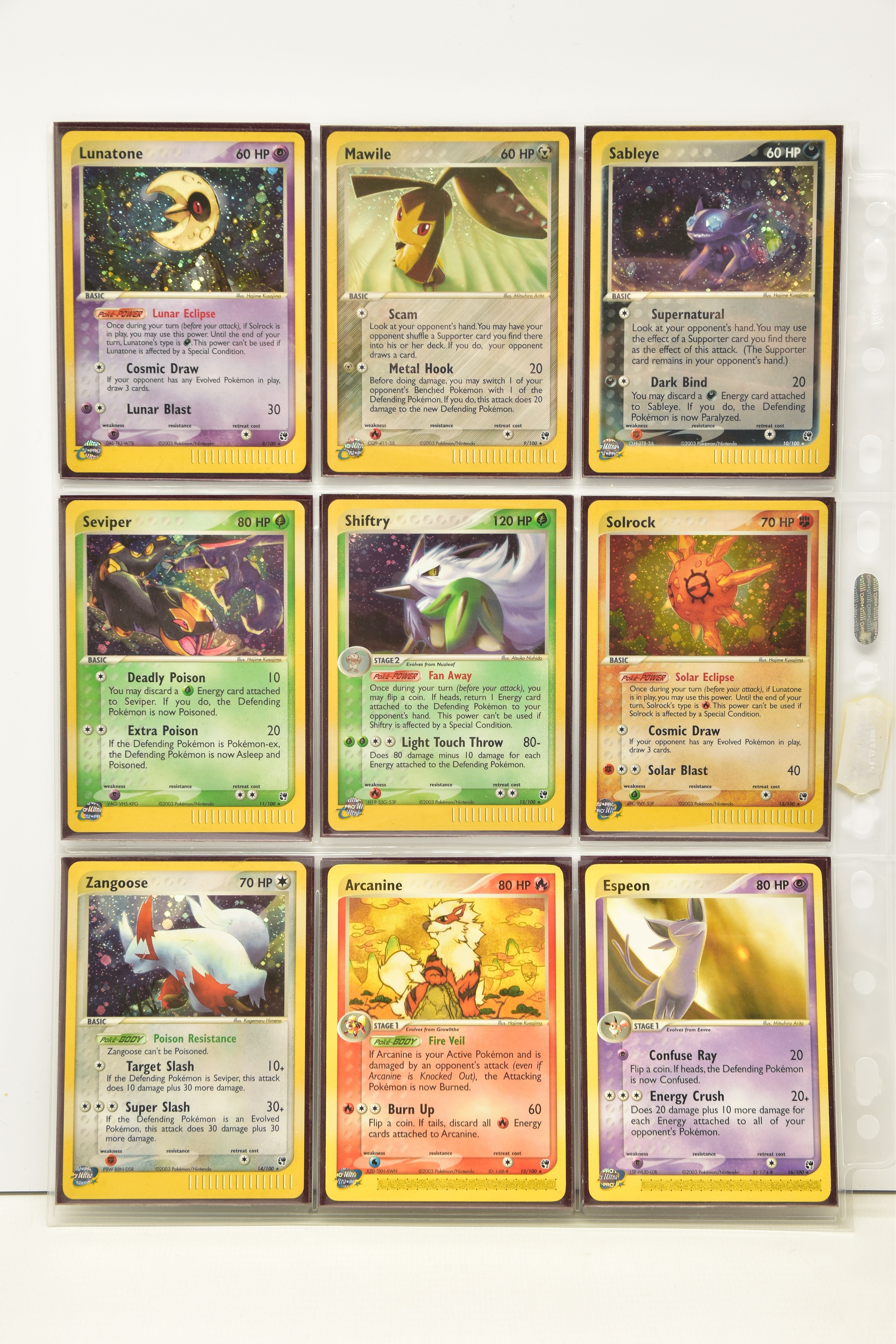 COMPLETE POKEMON EX SANDSTORM SET, all cards are present, genuine, and are all in near mint to - Image 2 of 12