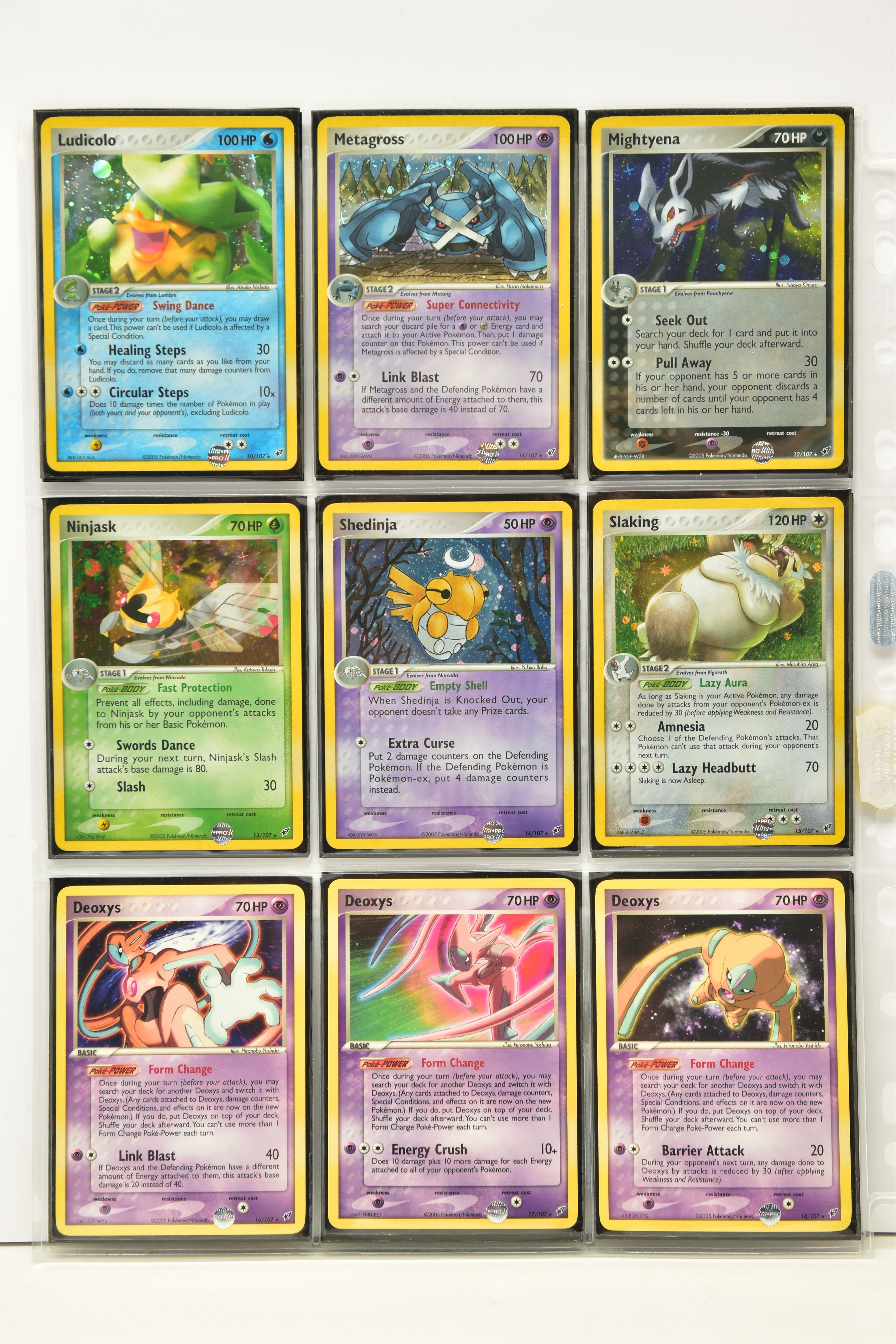 COMPLETE POKEMON EX DEOXYS SET, all cards are present (including all gold star cards and Raikou - Image 2 of 12