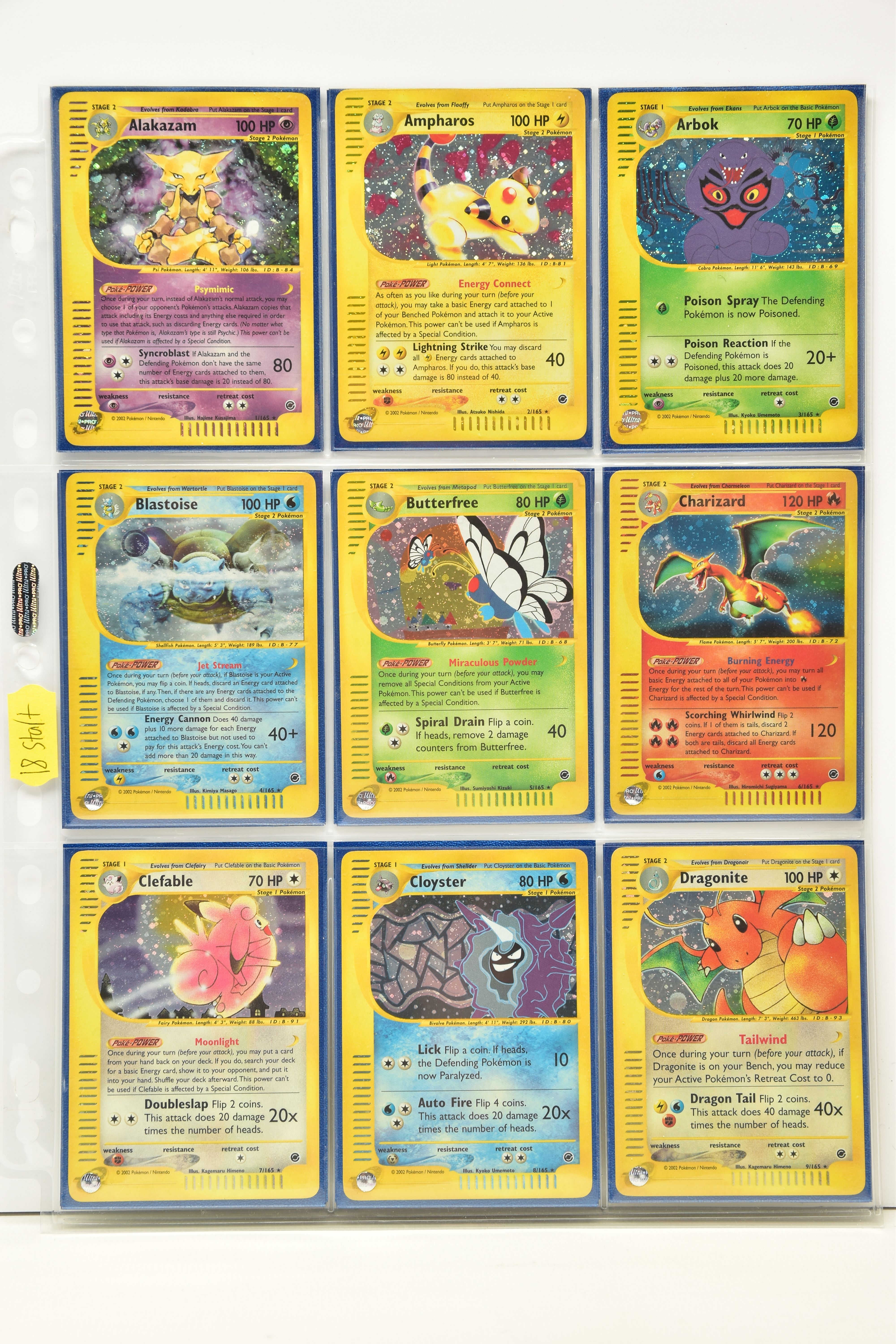 COMPLETE POKEMON EXPEDITION SET, all cards are present, genuine and are mostly in excellent to