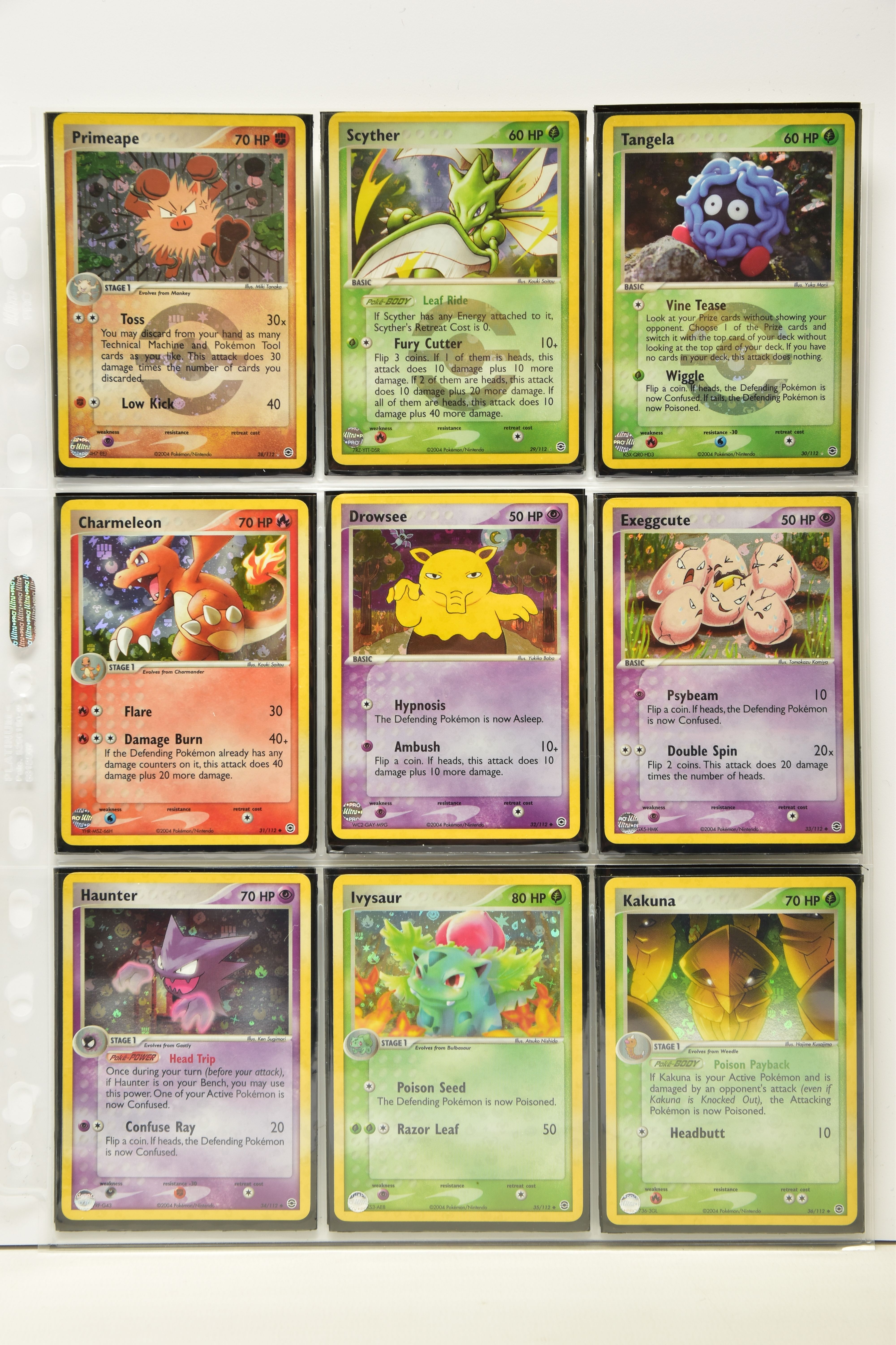 COMPLETE POKEMON EX FIRE RED & LEAF GREEN REVERSE HOLO SET, all cards are present (cards 104-116 - Image 4 of 12