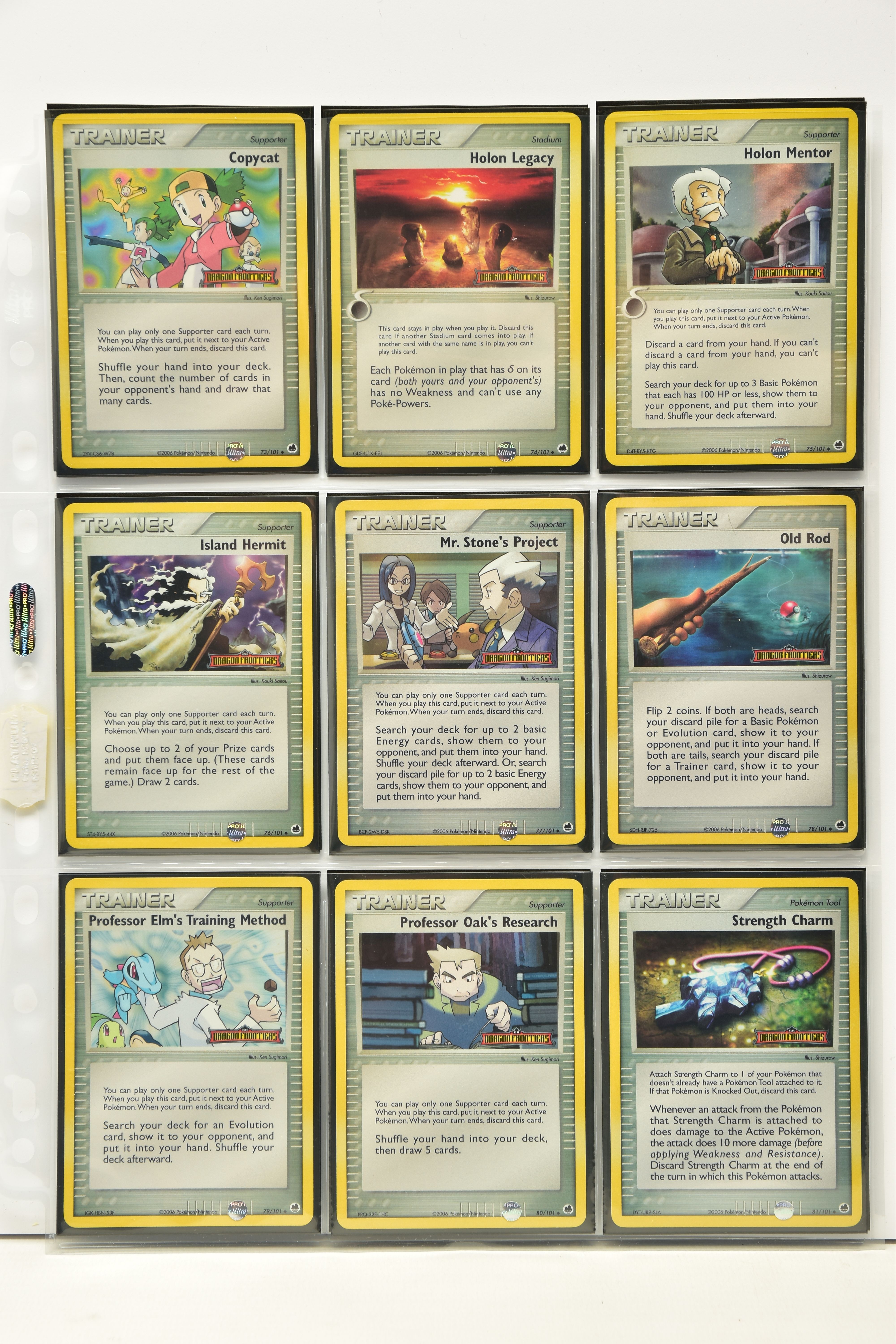 COMPLETE POKEMON EX DRAGON FRONTIERS REVERSE HOLO SET, all cards are present (cards 90-101 don’t - Image 9 of 10