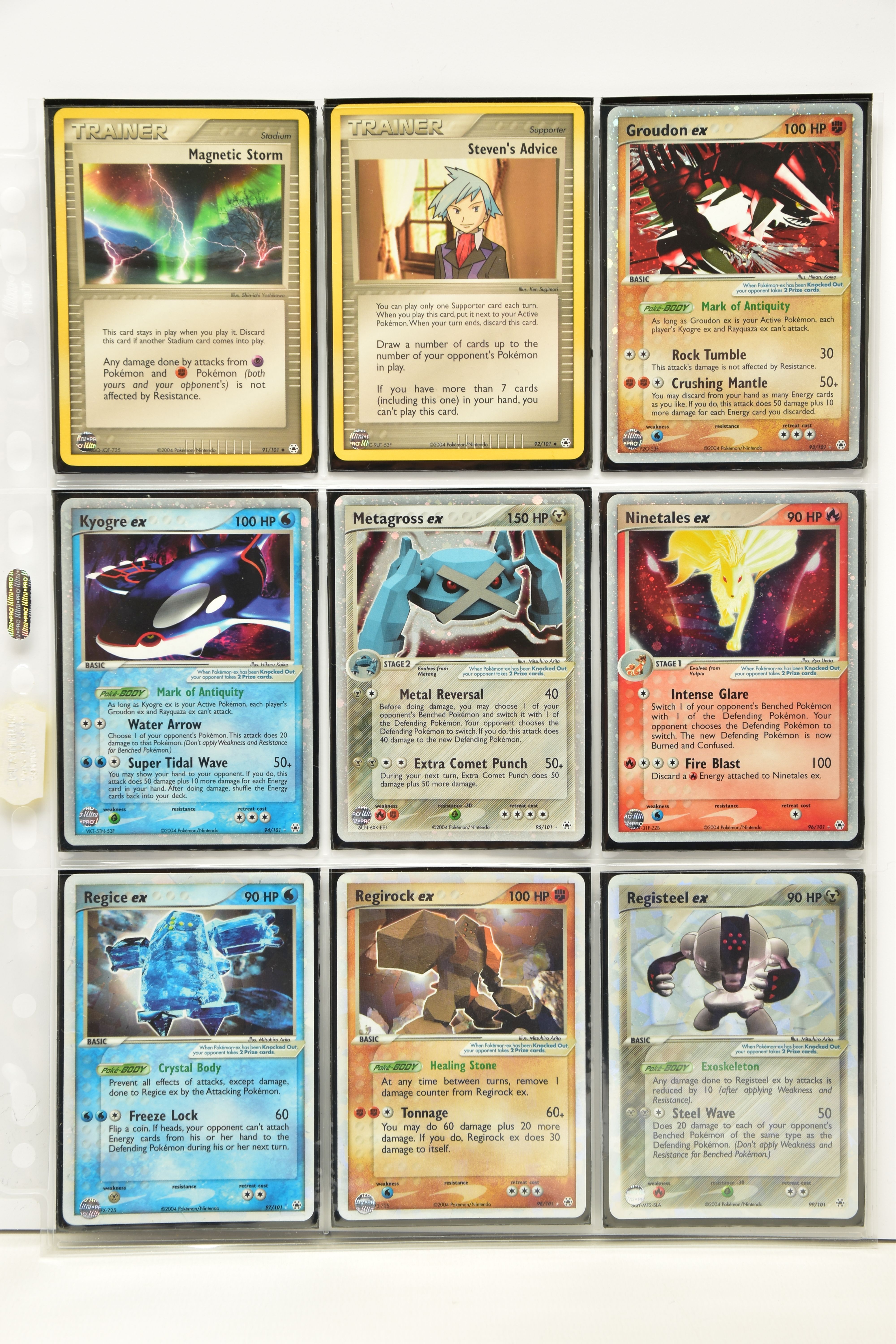 COMPLETE POKEMON EX HIDDEN LEGENDS SET, all cards are present (including Groudon 102/101), - Image 11 of 12